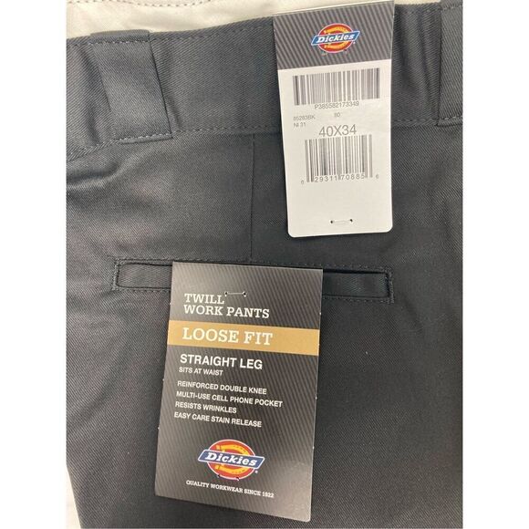 Dickies Men's Loose Fit Straight Leg Work Pant 40x34 - Picture 7 of 8